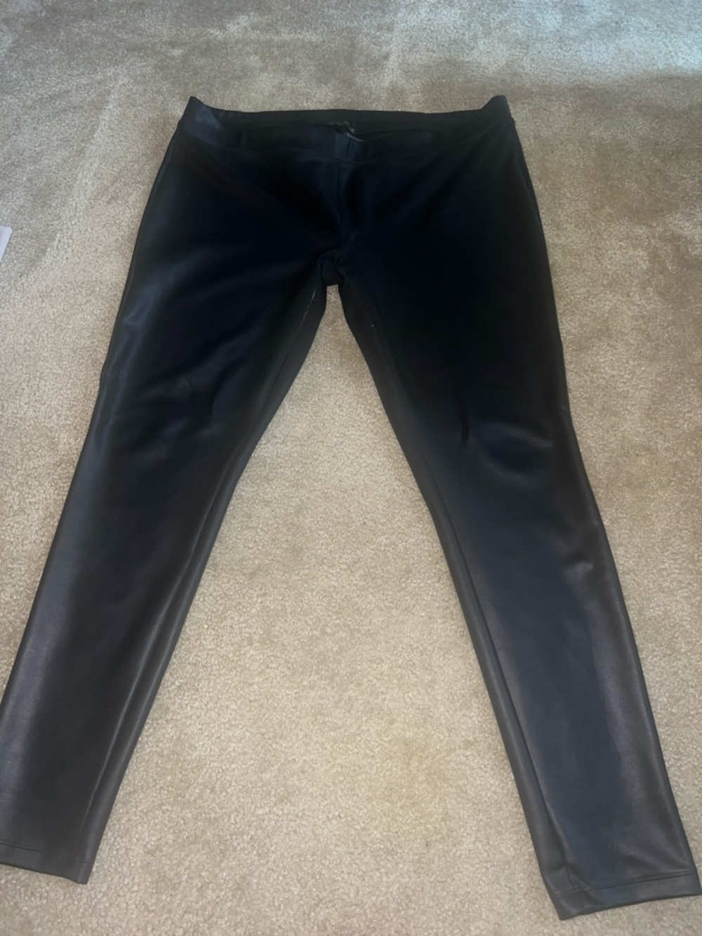 Express Faux Leather Black Leggings